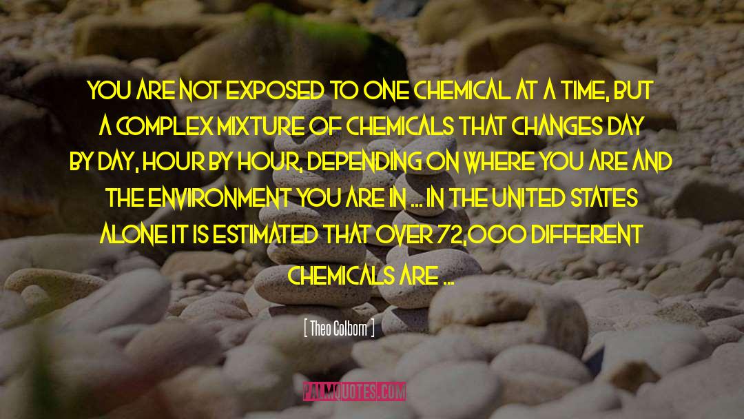 Construction Chemicals quotes by Theo Colborn