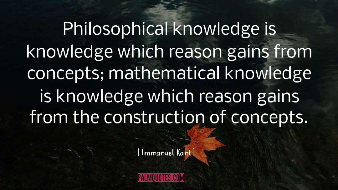 Construction quotes by Immanuel Kant