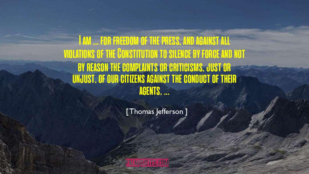 Constructive Criticism quotes by Thomas Jefferson