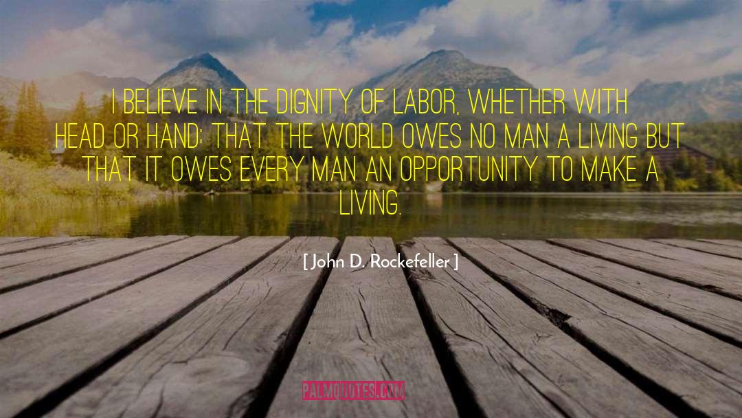 Constructive Living quotes by John D. Rockefeller