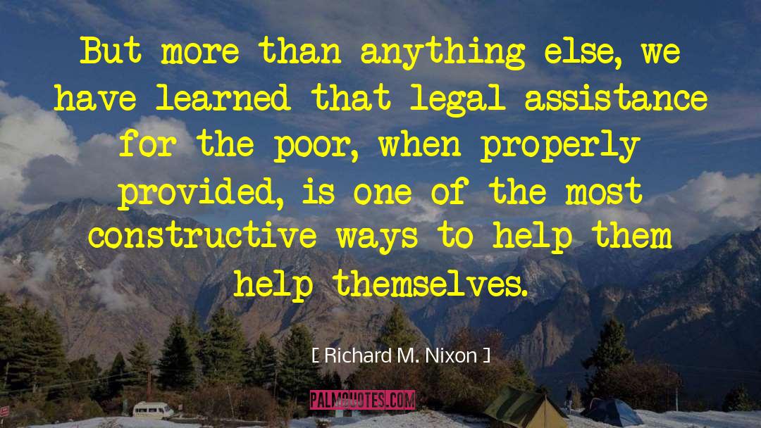 Constructive quotes by Richard M. Nixon