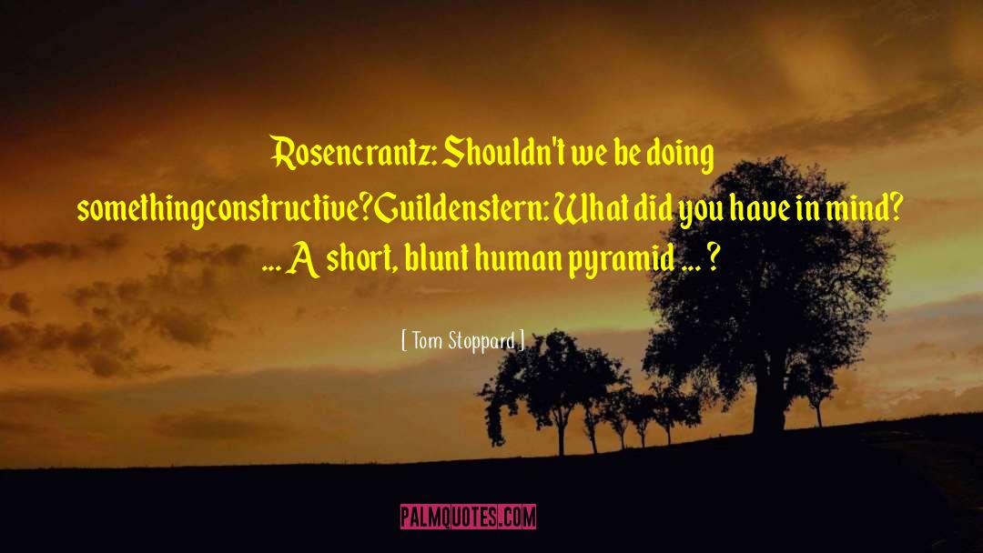Constructive quotes by Tom Stoppard