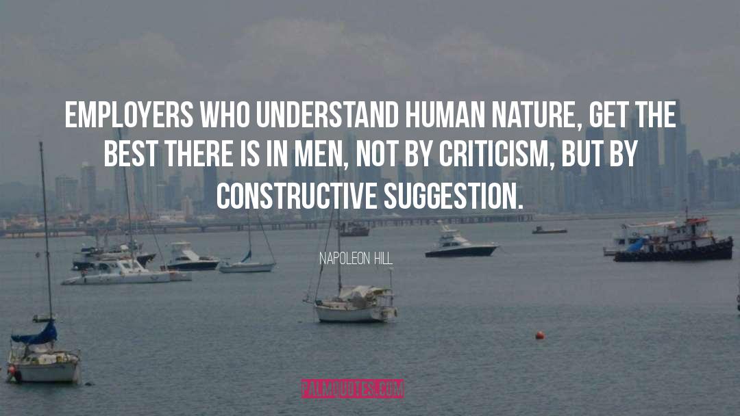 Constructive quotes by Napoleon Hill