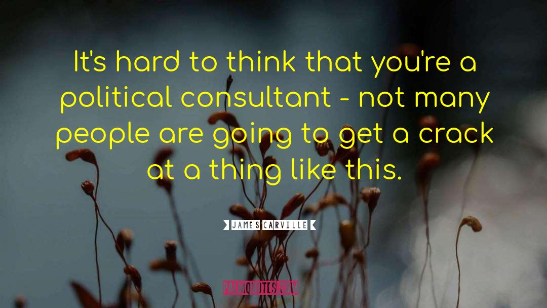 Consultant quotes by James Carville