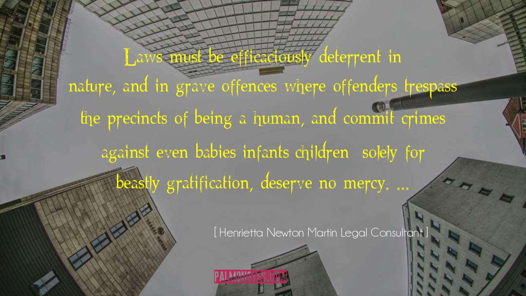 Consultant quotes by Henrietta Newton Martin Legal Consultant