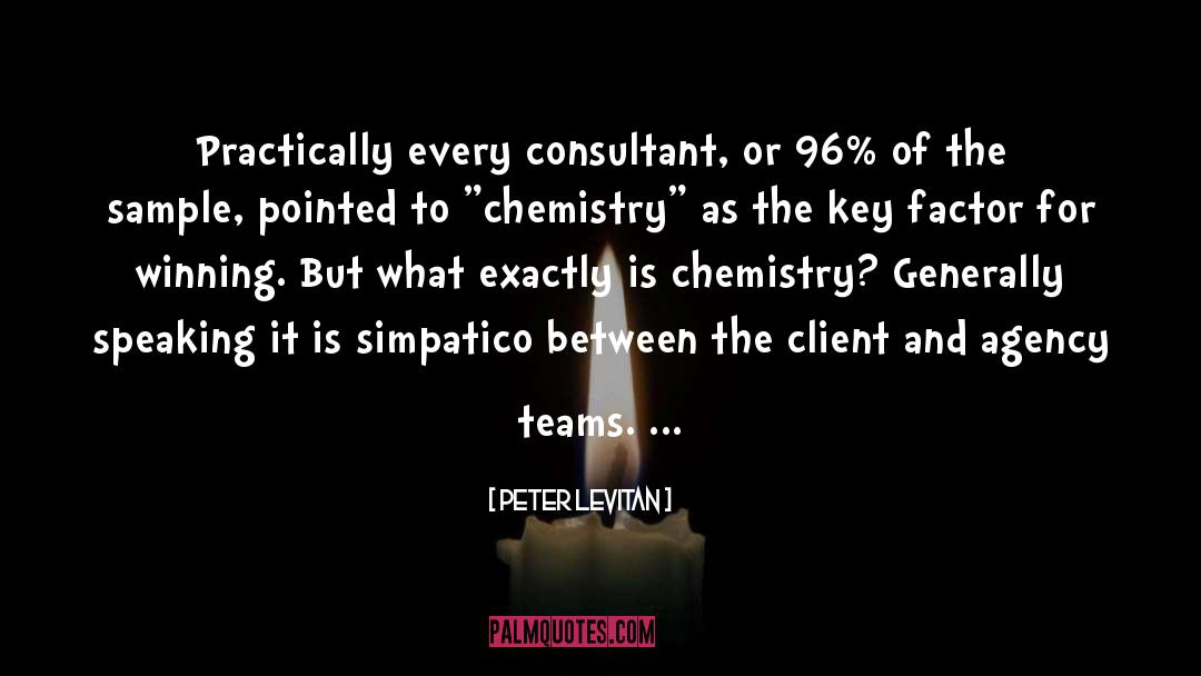 Consultant quotes by Peter Levitan