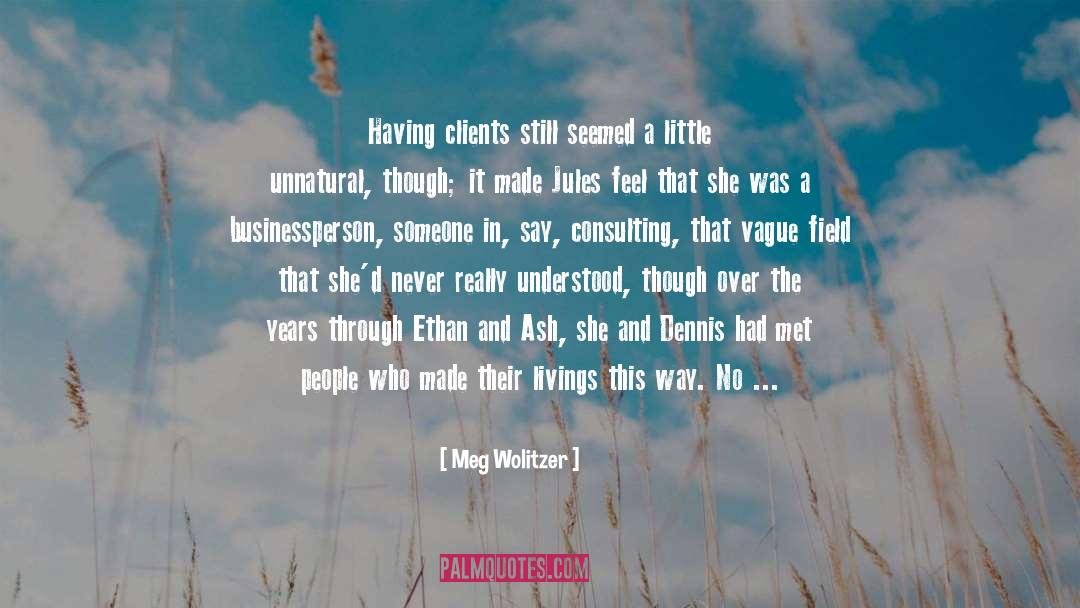 Consultant quotes by Meg Wolitzer