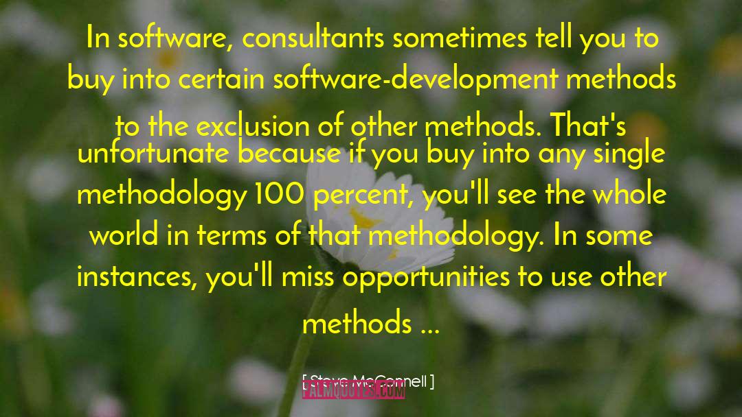 Consultants quotes by Steve McConnell