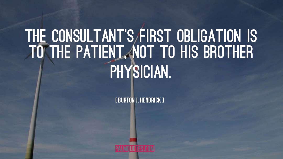 Consultants quotes by Burton J. Hendrick