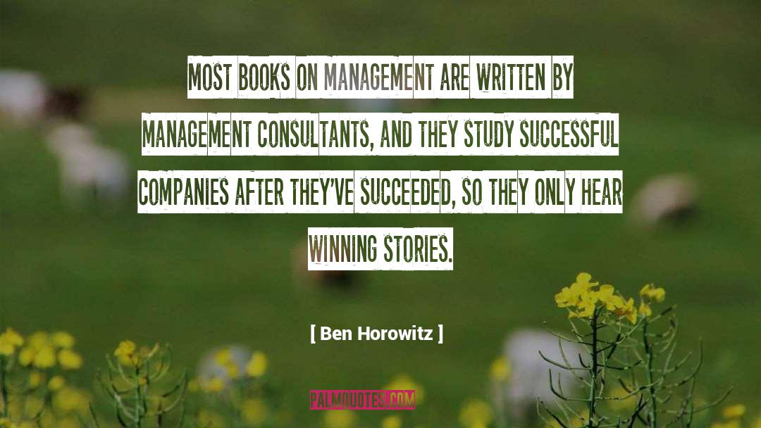 Consultants quotes by Ben Horowitz