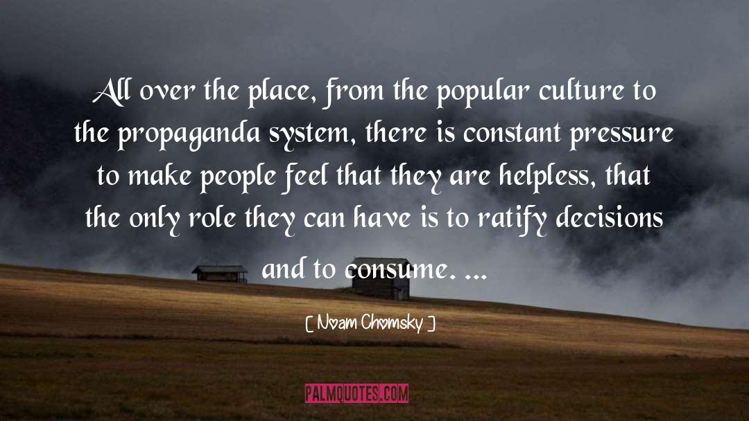 Consume quotes by Noam Chomsky