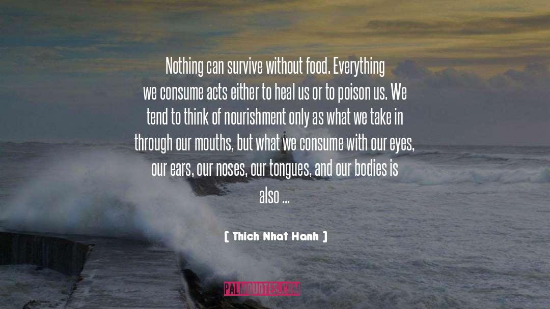 Consume quotes by Thich Nhat Hanh