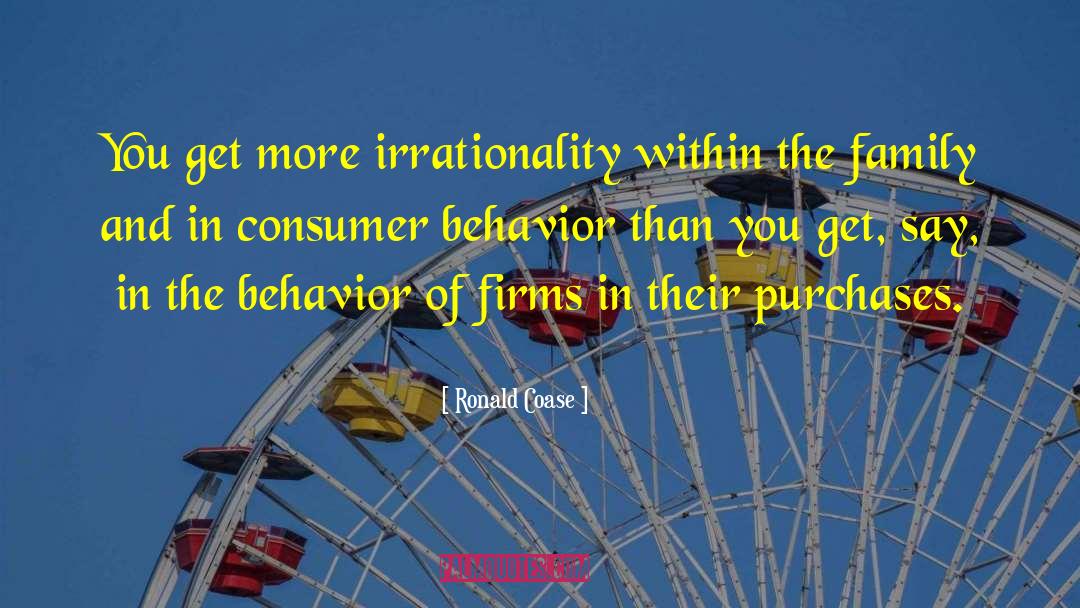 Consumer Behavior quotes by Ronald Coase