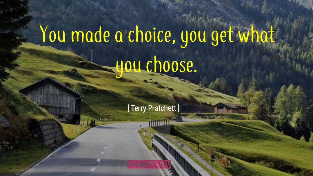 Consumer Choice quotes by Terry Pratchett