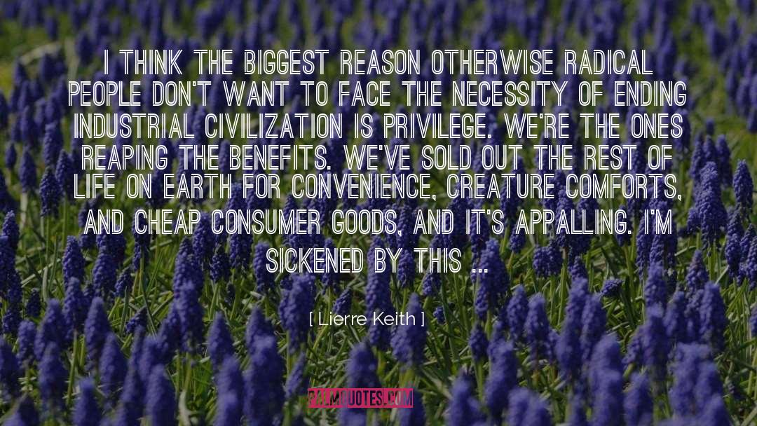 Consumer Goods quotes by Lierre Keith