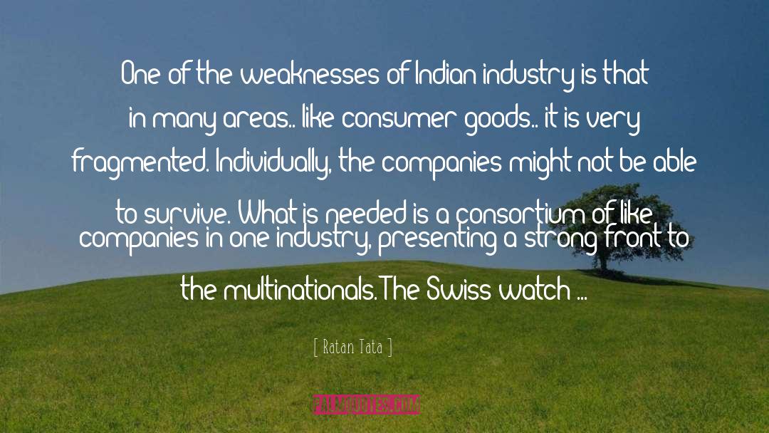 Consumer Goods quotes by Ratan Tata