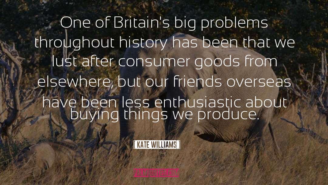 Consumer Goods quotes by Kate Williams