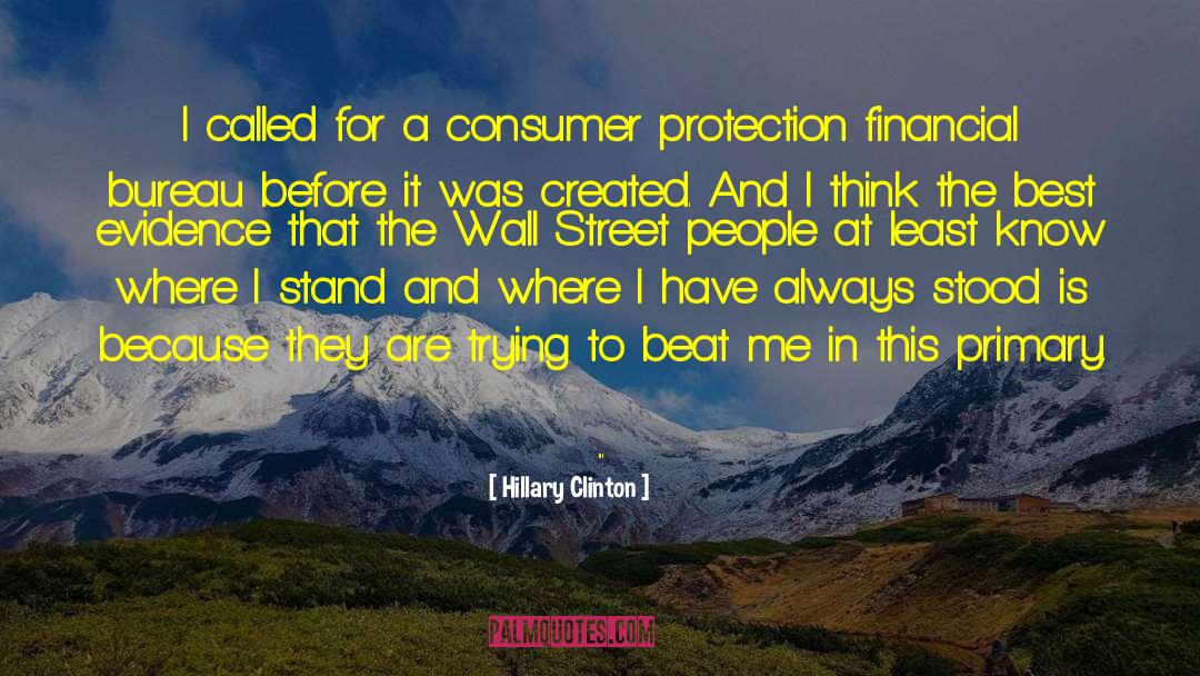 Consumer Protection quotes by Hillary Clinton