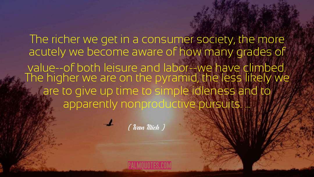 Consumer Society quotes by Ivan Illich