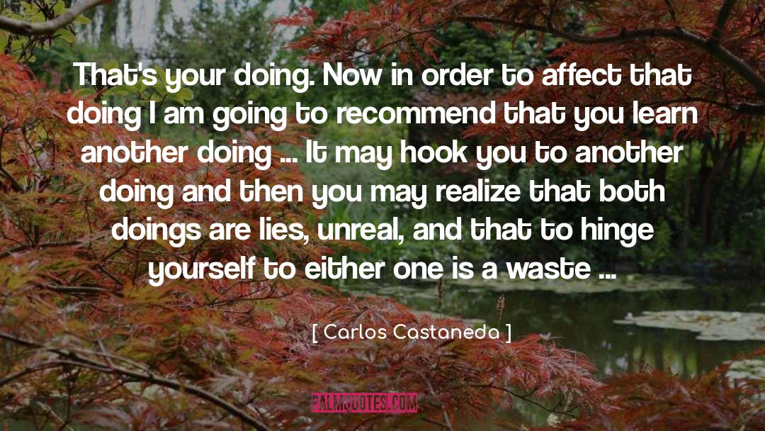 Consumer Waste quotes by Carlos Castaneda