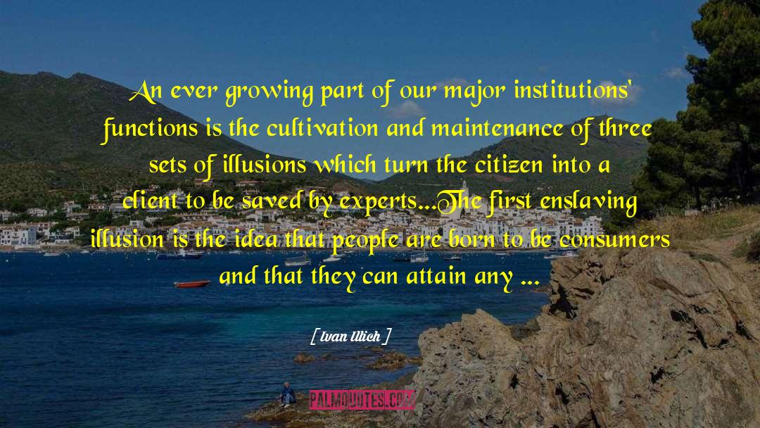 Consumerism quotes by Ivan Illich