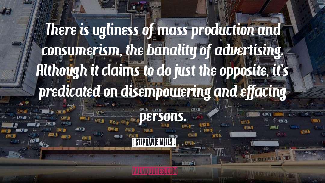 Consumerism quotes by Stephanie Mills