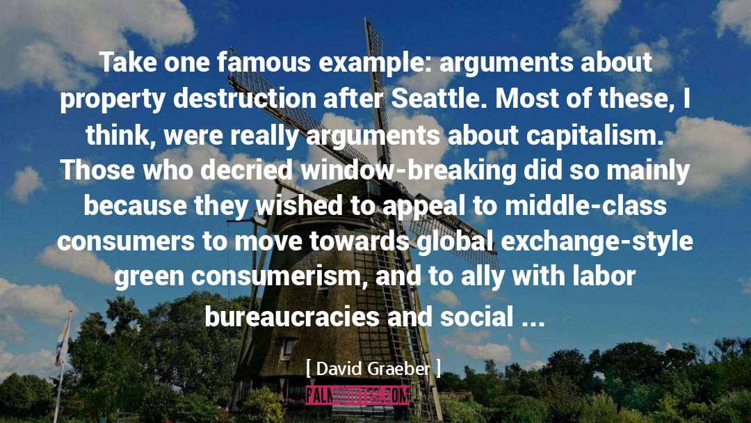 Consumerism quotes by David Graeber