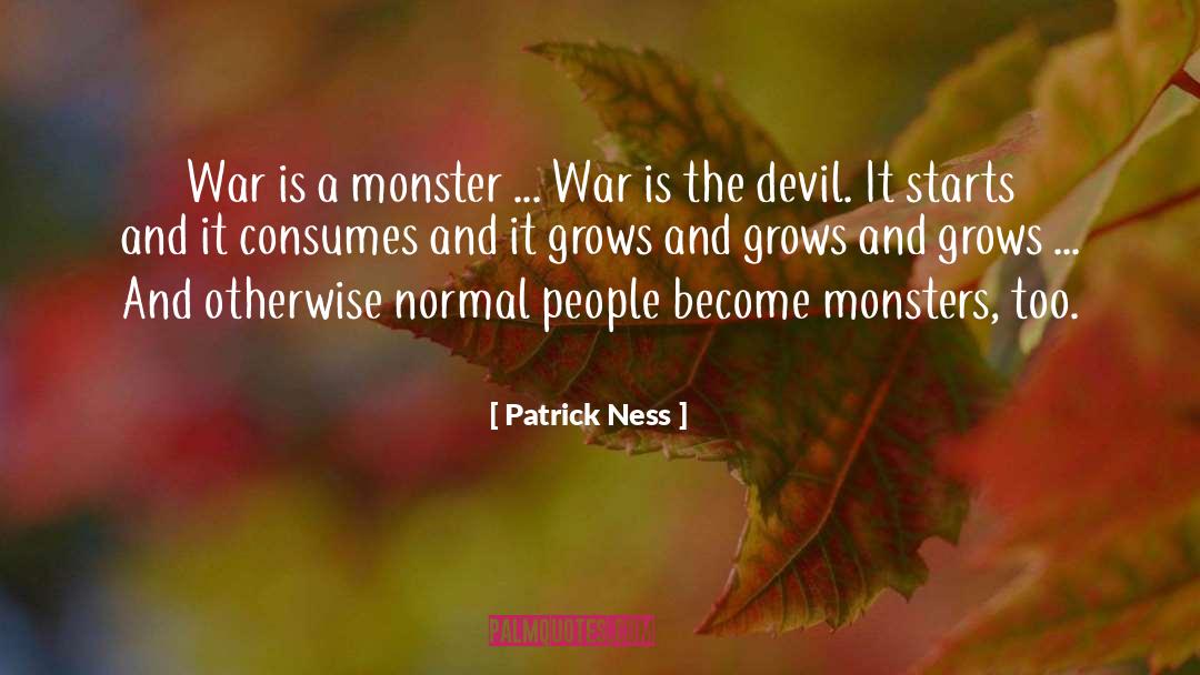 Consumes quotes by Patrick Ness