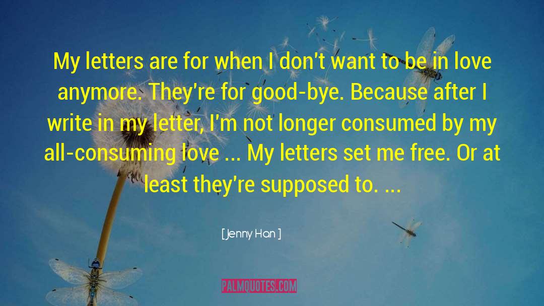 Consuming Love quotes by Jenny Han