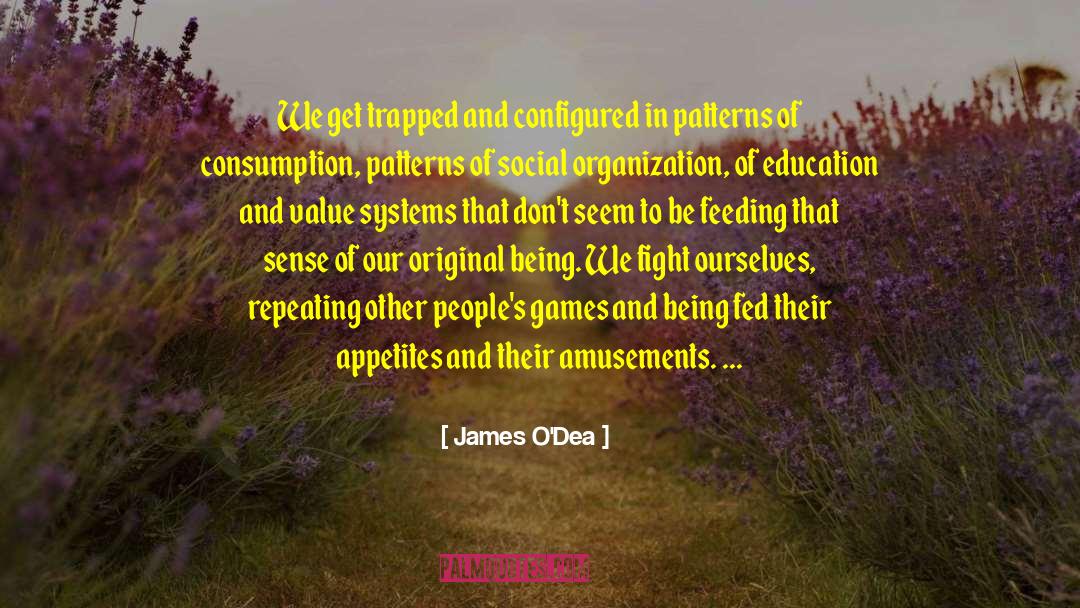 Consumption quotes by James O'Dea