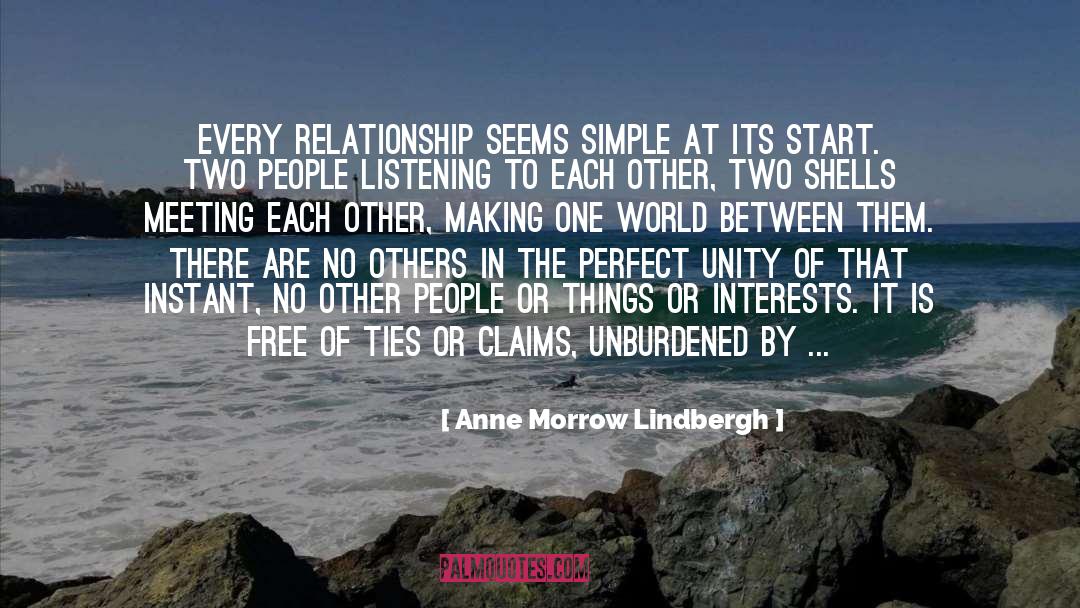Contact quotes by Anne Morrow Lindbergh
