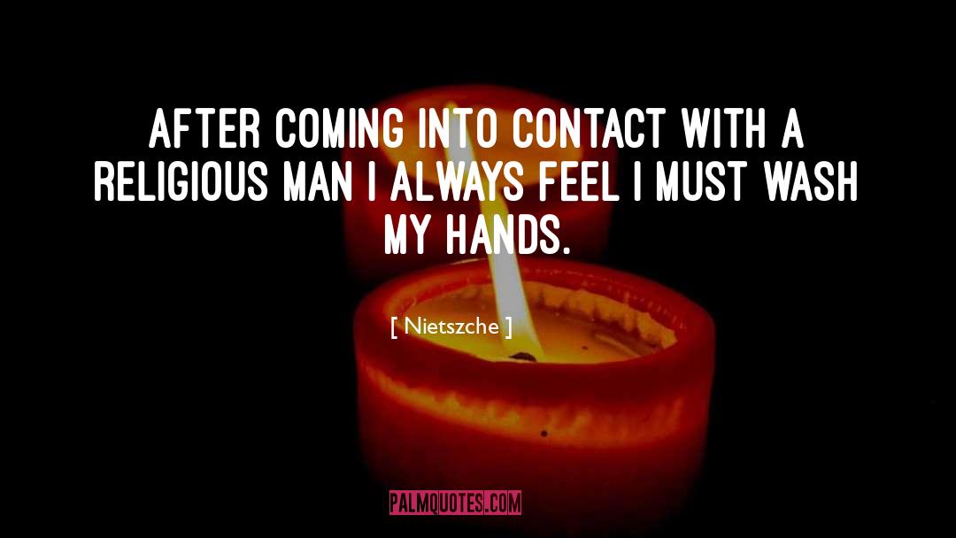 Contact quotes by Nietszche