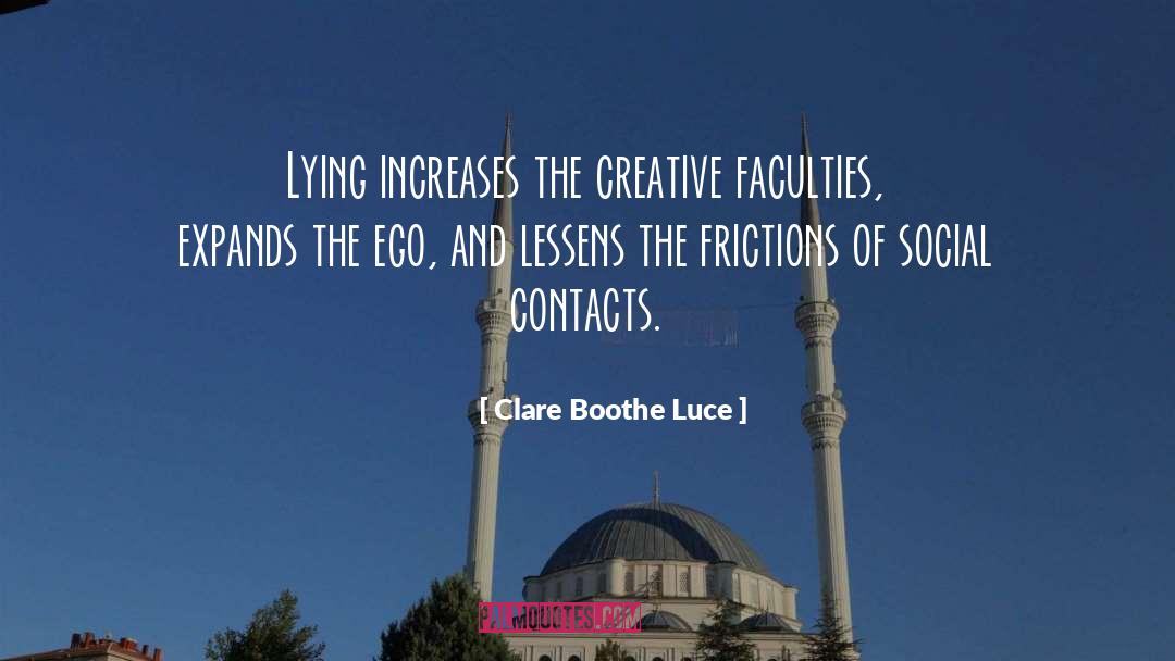 Contacts quotes by Clare Boothe Luce