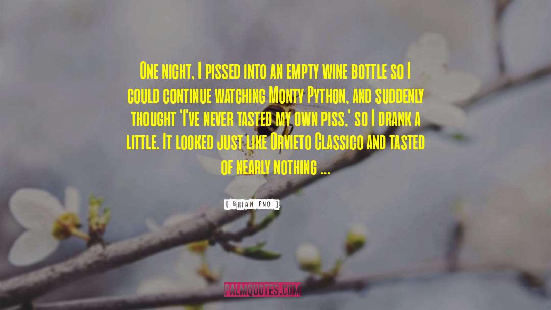 Contadino Wine quotes by Brian Eno