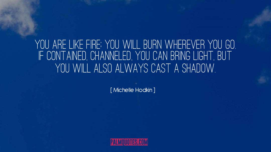 Contained quotes by Michelle Hodkin