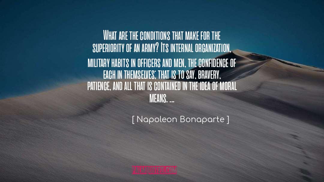Contained quotes by Napoleon Bonaparte