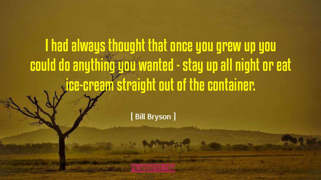 Container quotes by Bill Bryson