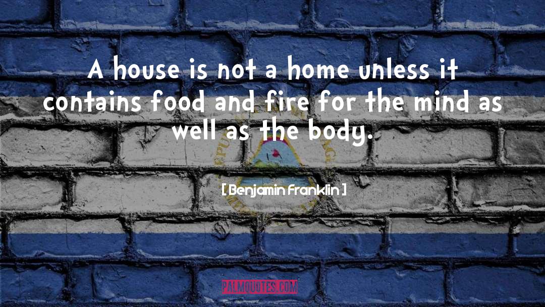 Contains quotes by Benjamin Franklin