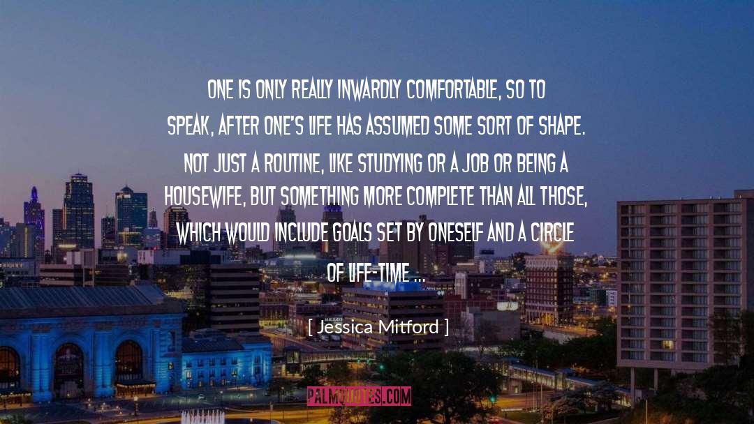 Contemplation Of Life quotes by Jessica Mitford