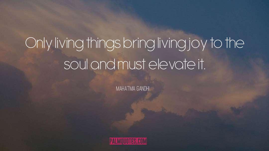 Contemplative Living quotes by Mahatma Gandhi