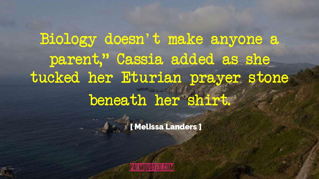 Contemplative Prayer quotes by Melissa Landers