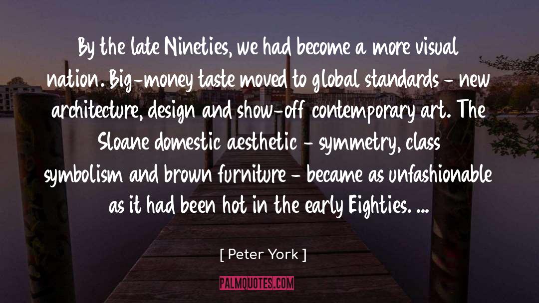 Contemporary Art quotes by Peter York