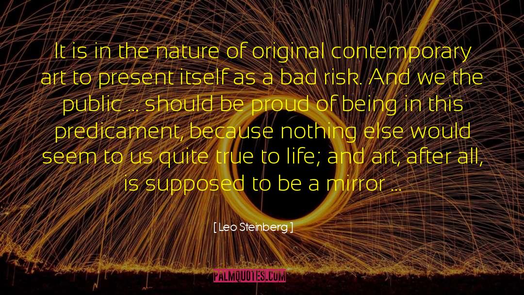Contemporary Art quotes by Leo Steinberg