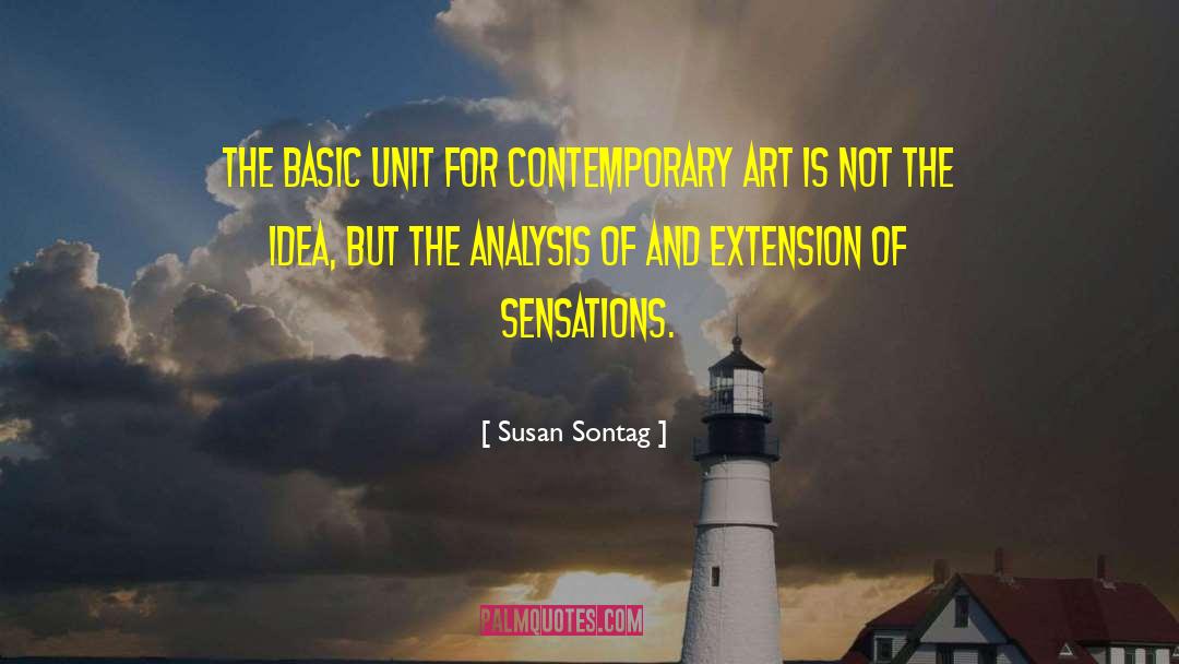 Contemporary Art quotes by Susan Sontag