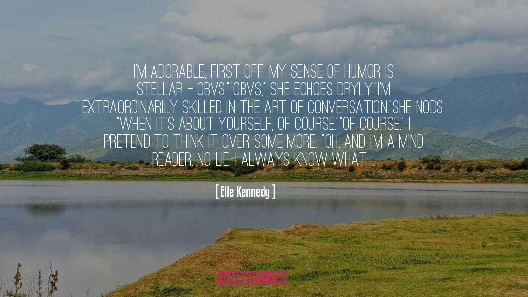 Contemporary Art quotes by Elle Kennedy