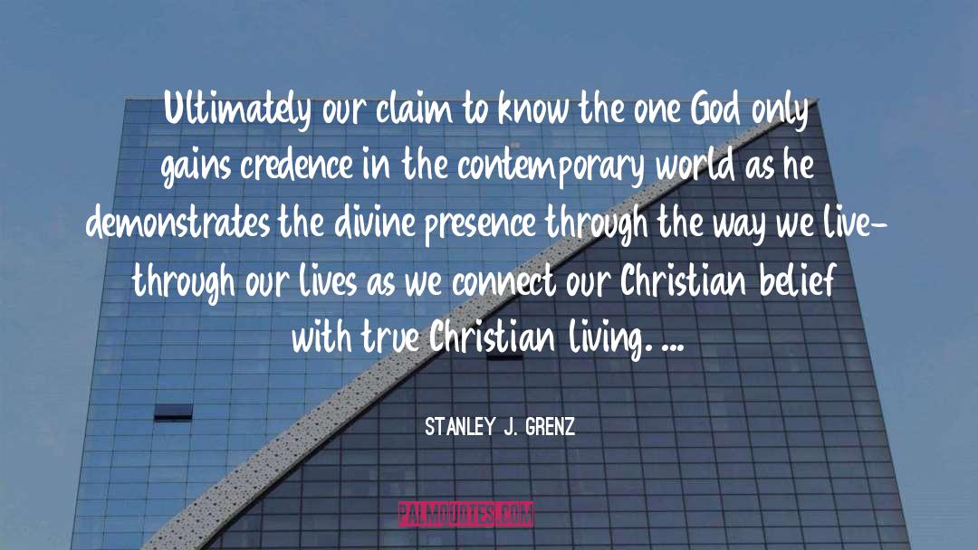 Contemporary Author quotes by Stanley J. Grenz