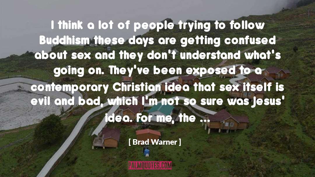 Contemporary Christian quotes by Brad Warner