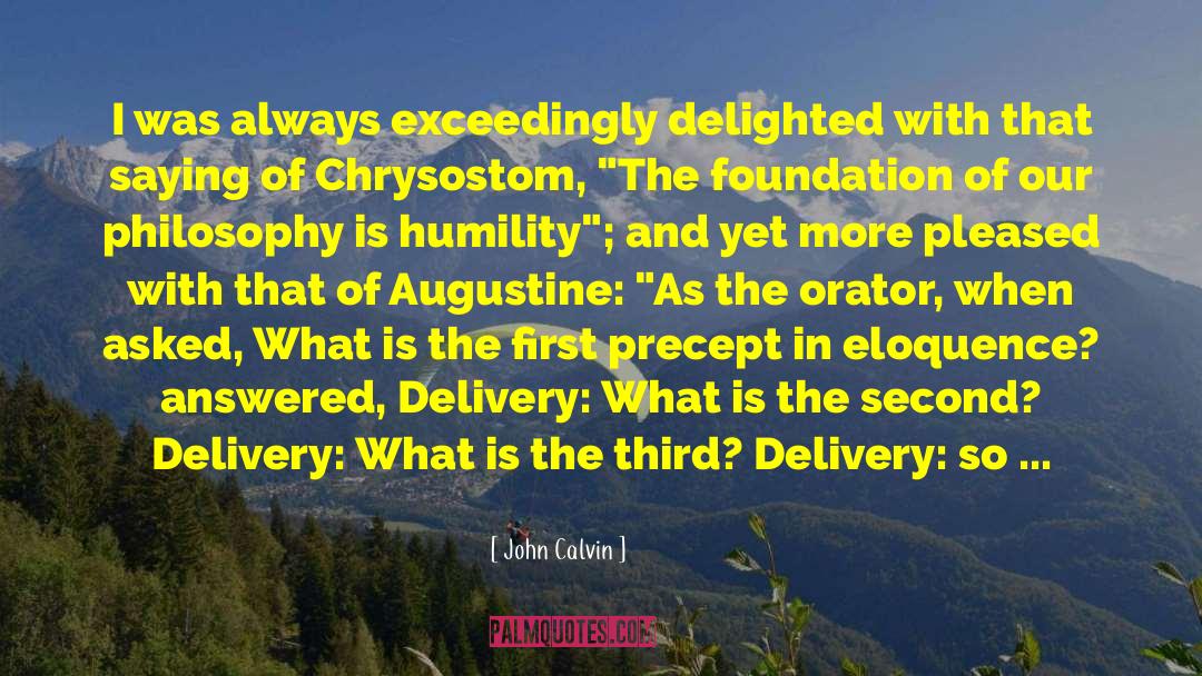 Contemporary Christianity quotes by John Calvin