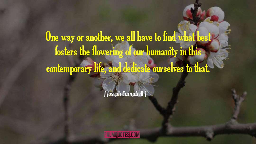 Contemporary Life quotes by Joseph Campbell