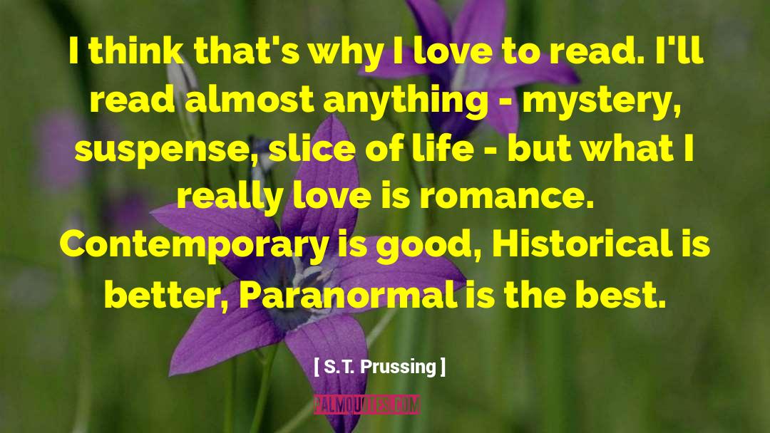 Contemporary Literature quotes by S.T. Prussing
